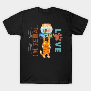 Cut and Funny Princess Of Feral Cats T-Shirt